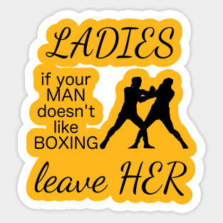 Ladies leave HER Sticker